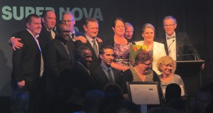 The Holcim Westport team wins the Super Nova award